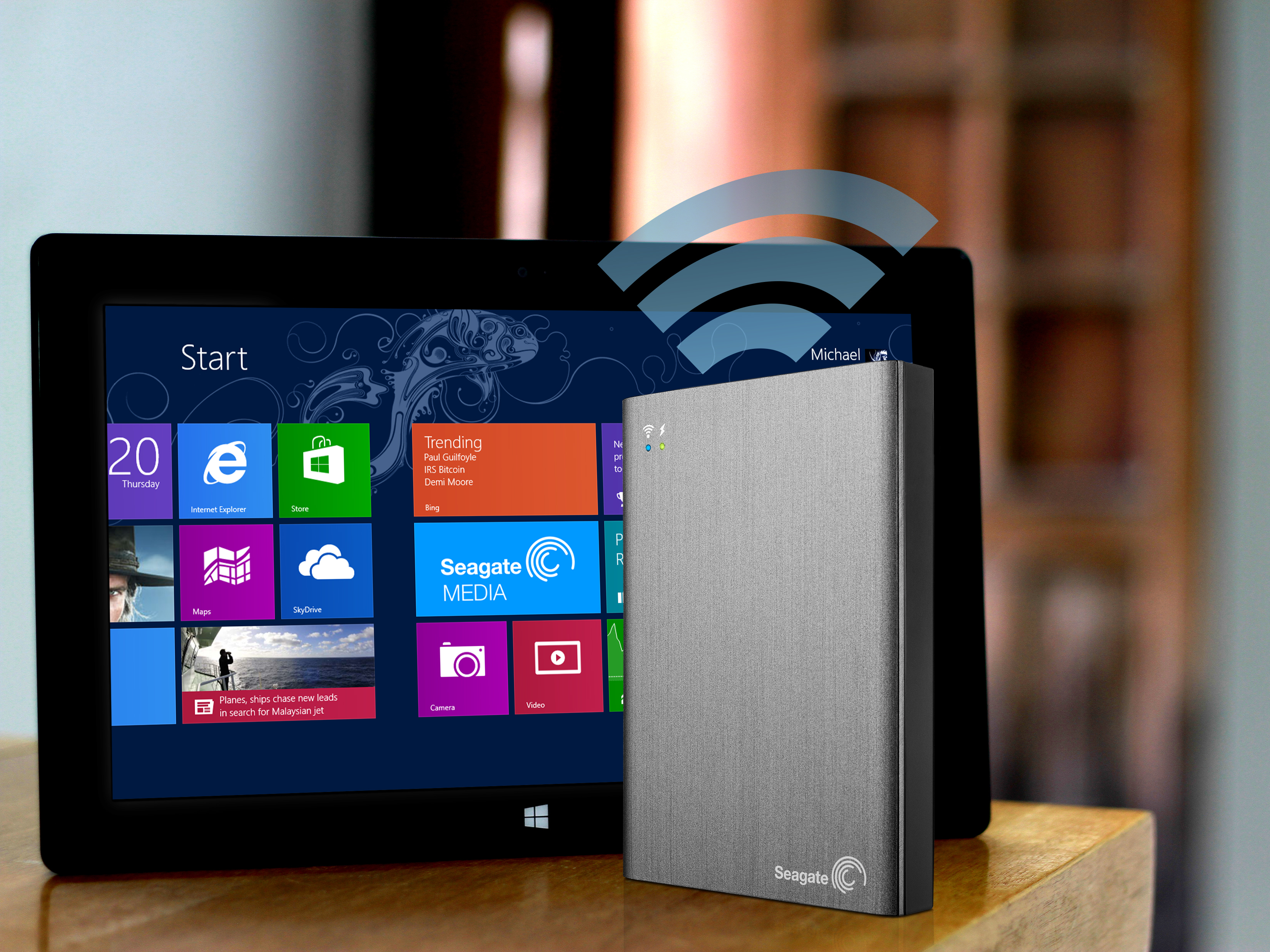 Seagate Wireless Plus 1TB external hard drive Micro-USB B 3.2 Gen 1 (3.1 Gen 1) Grey image 13