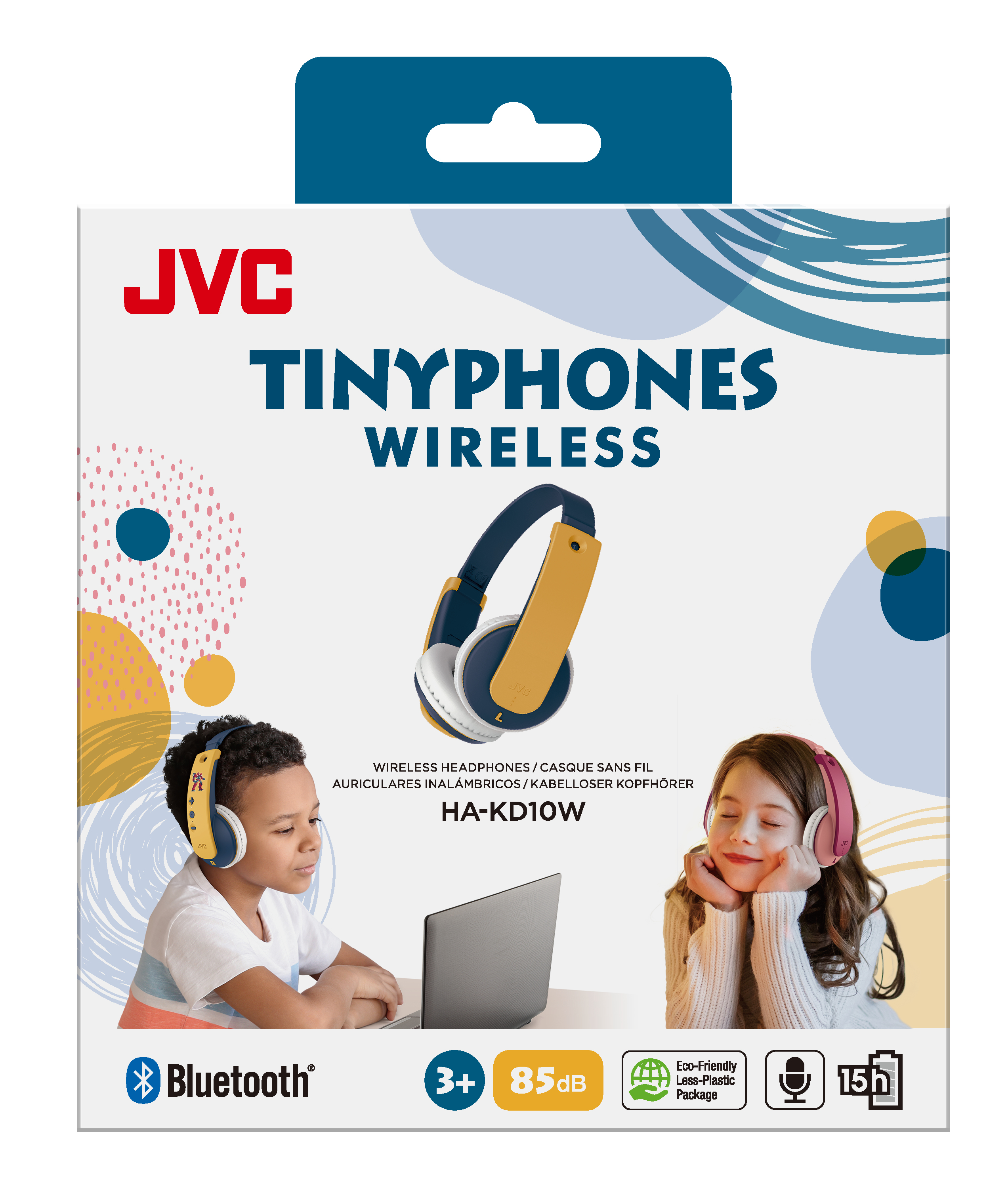 JVC Tinyphones Bluetooth Yellow/Blue image 10