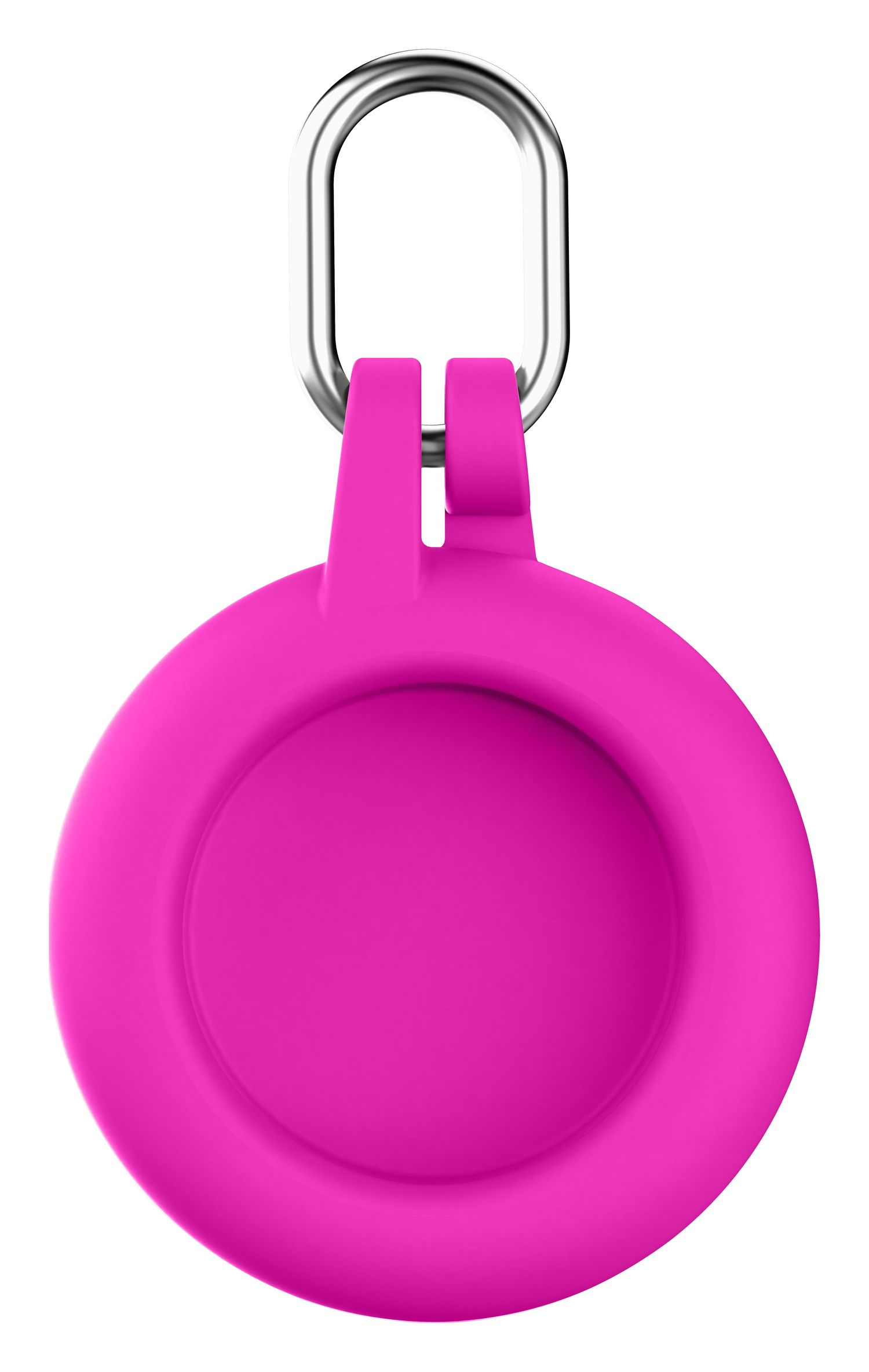 صورة حافظة Cellularline Soft Shell سيليكون لـ Apple AirTag / Tracy Tag - وردي
