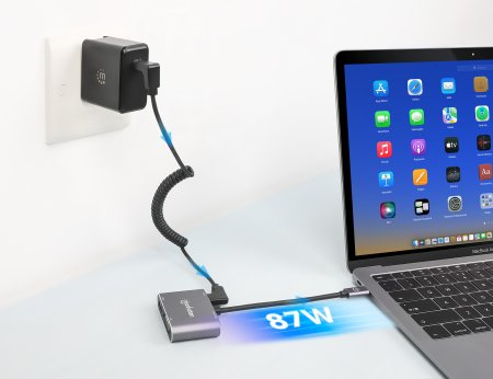 Manhattan USB-C Dock/Hub, Ports (x4): HDMI, USB-A, USB-C and VGA, with Power Delivery (PD) – image 8