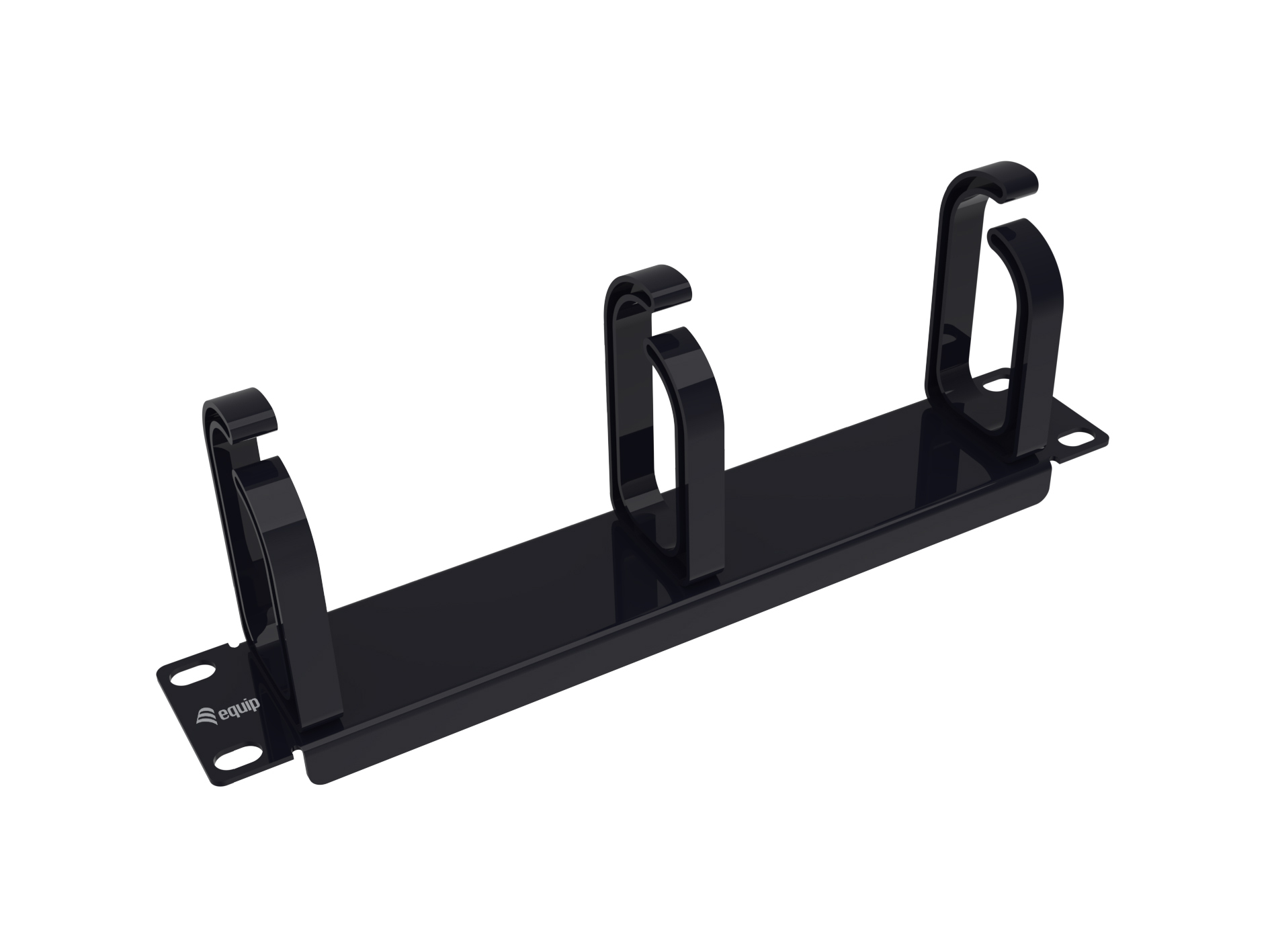 Equip 10 Kabelmanagement 3xPlastikringe         1U  RAL9005 10 Zubehör