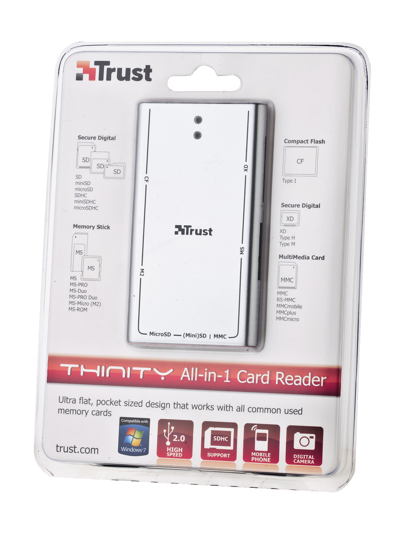 Trust All-in-1 SlimLine Card Reader – image 3