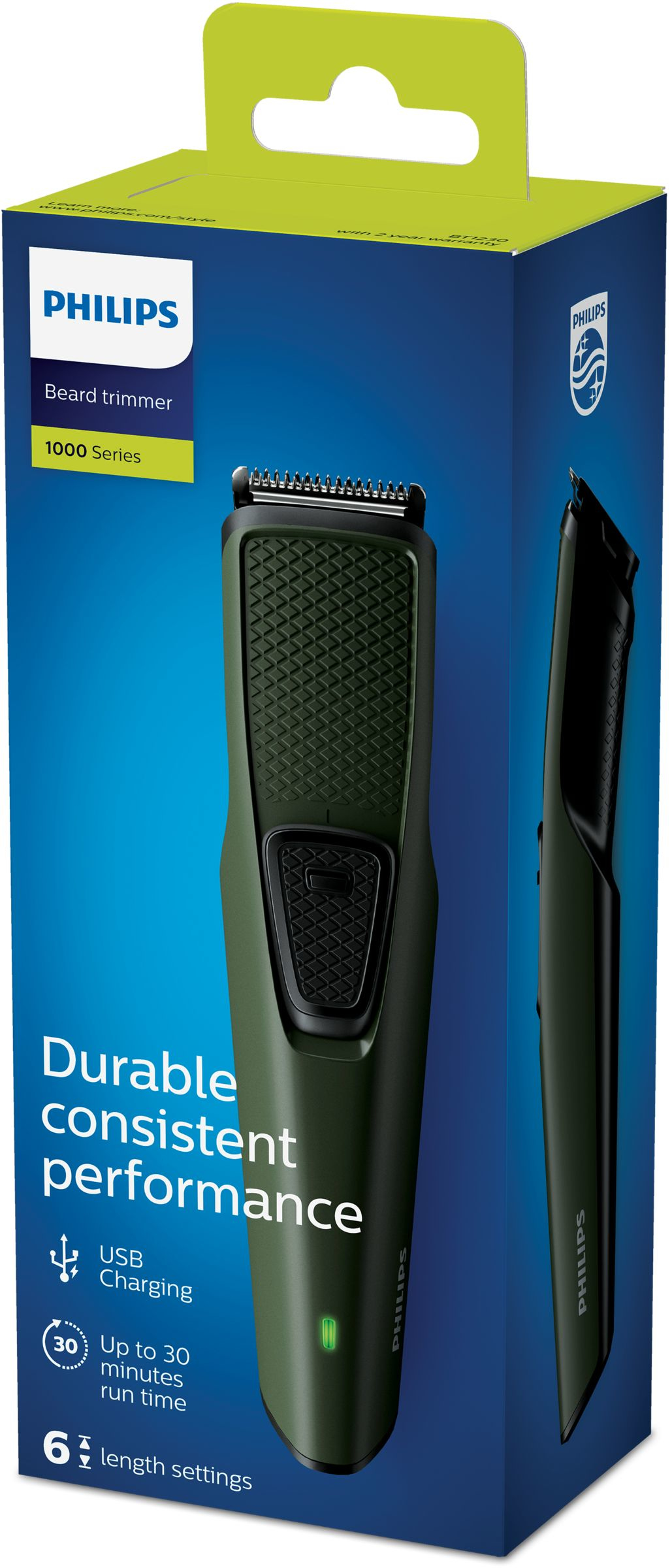 Philips Beardtrimmer series 1000 BT1230/14 beard trimmer Battery – image 2