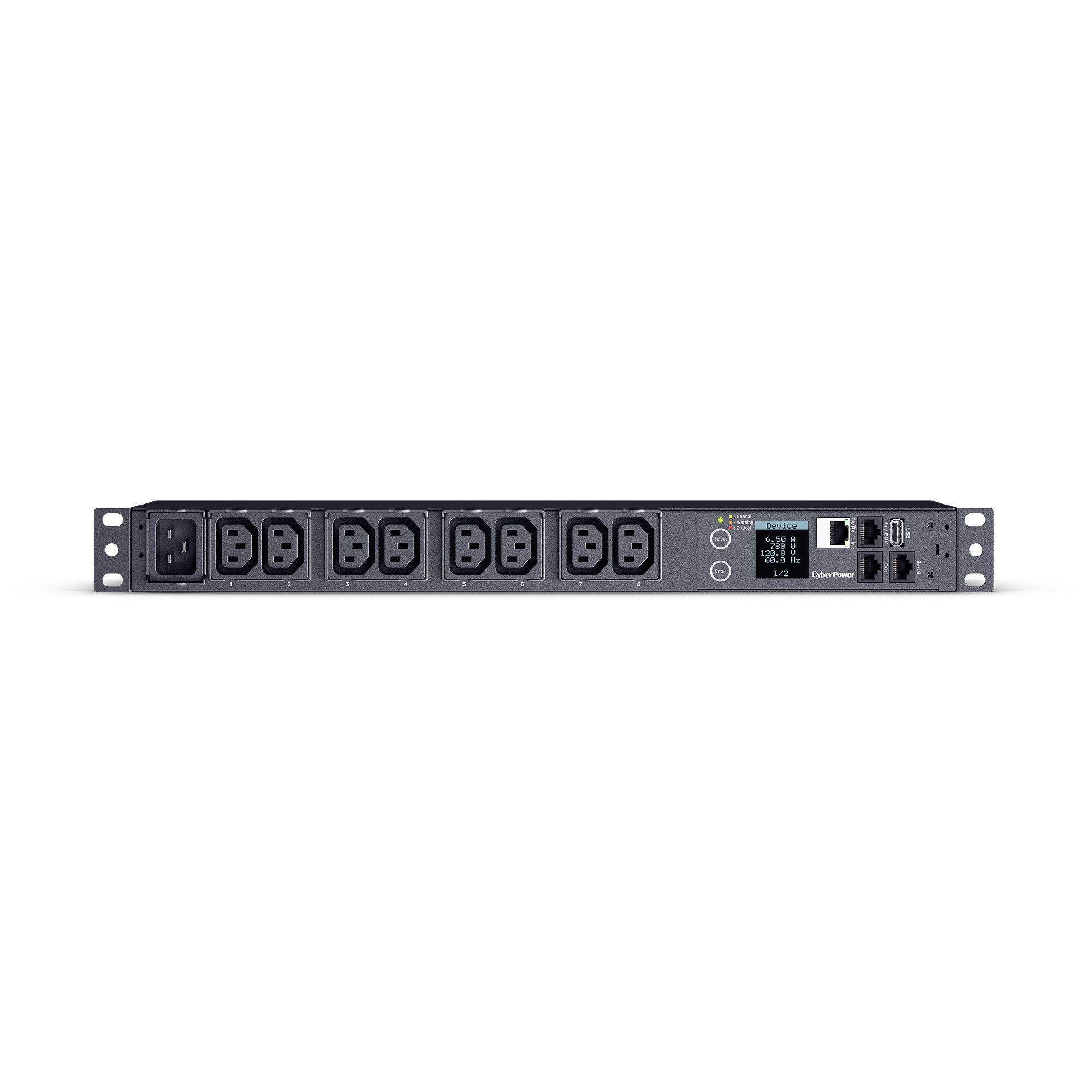 CyberPower PDU31006 power distribution unit (PDU) 8 AC outlet(s) 1U Black – image 1
