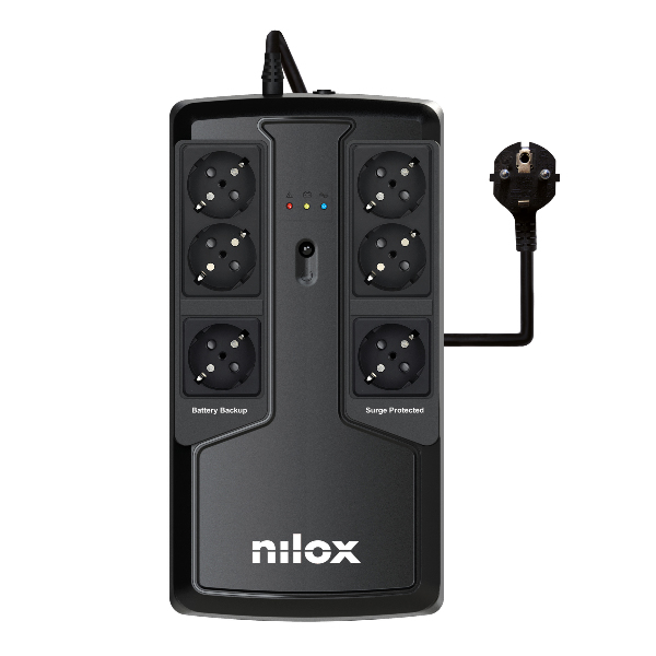 Nilox NXGCLIO8501X5V2 uninterruptible power supply (UPS) Line-Interactive 0.85 kVA – image 1