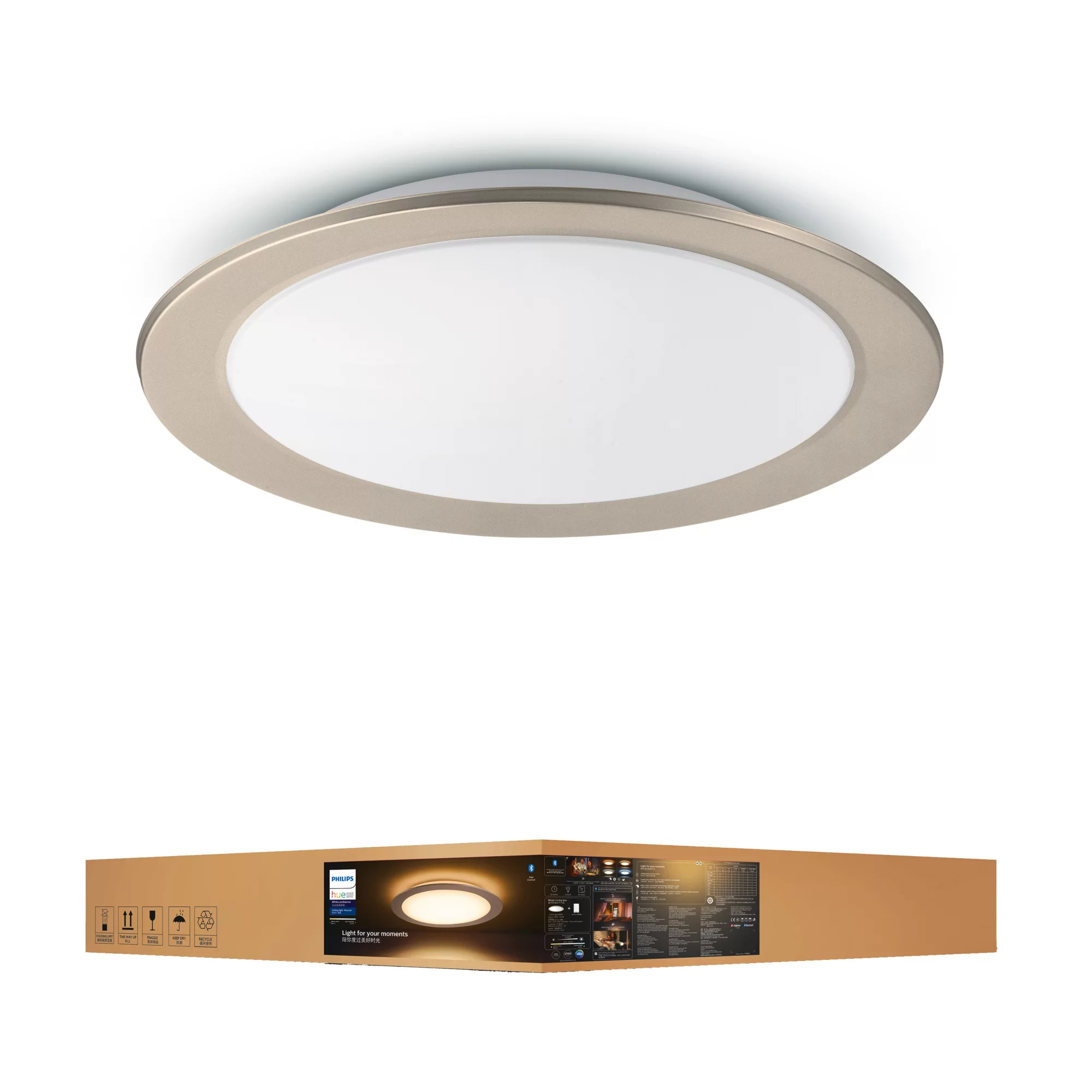 Philips by Signify Philips Hue White ambience 4503648C6 Smart ceiling light Bluetooth/Zigbee