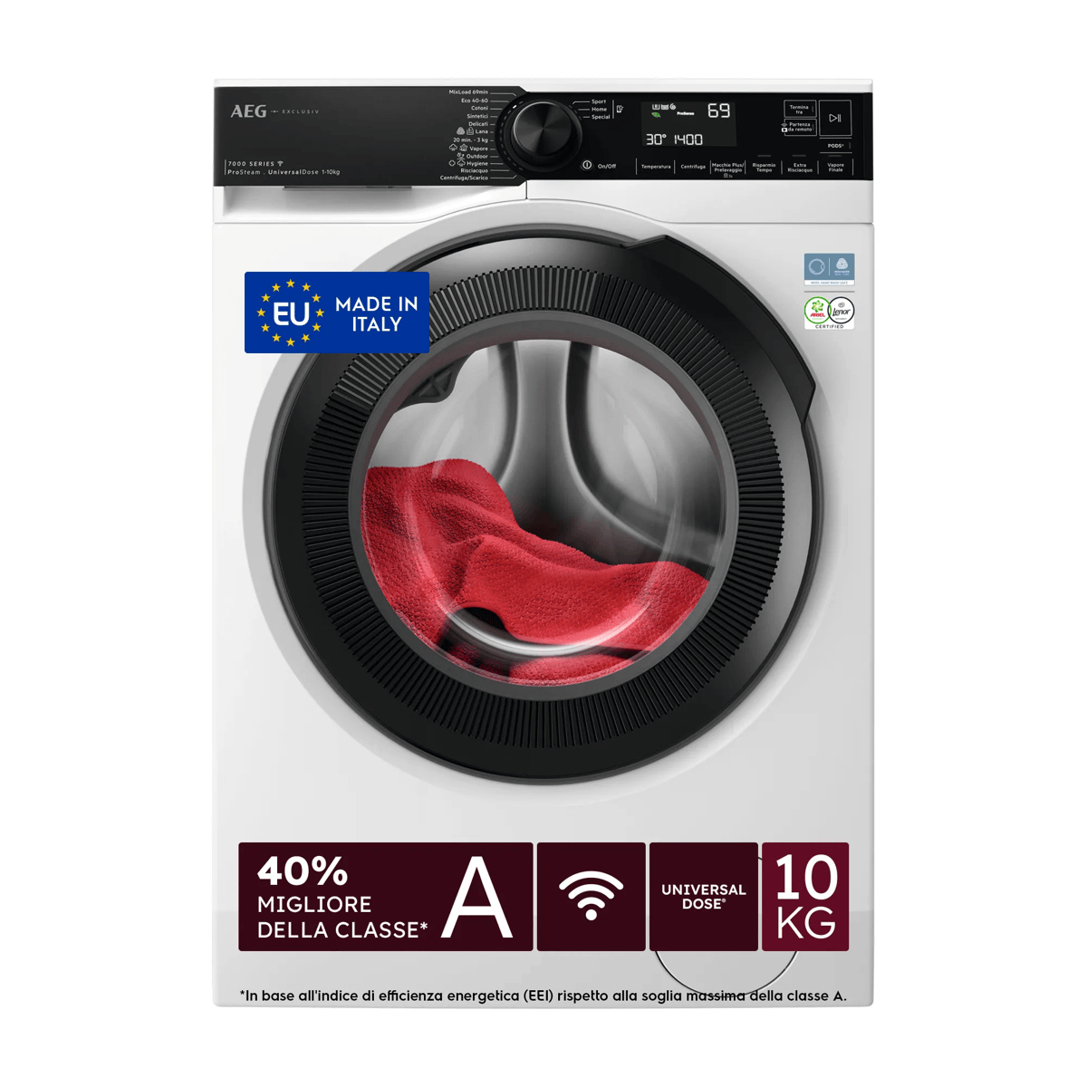 AEG Series 7000 XLR7FBGH10V4 washing machine Front-load – image 1