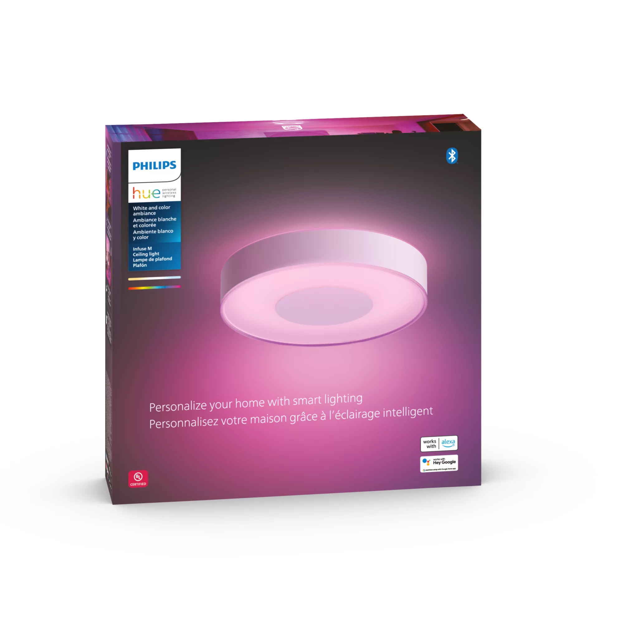 Philips by Signify Philips Hue White and colour ambience 4116331U9 Smart ceiling light Bluetooth/Zigbee – image 3