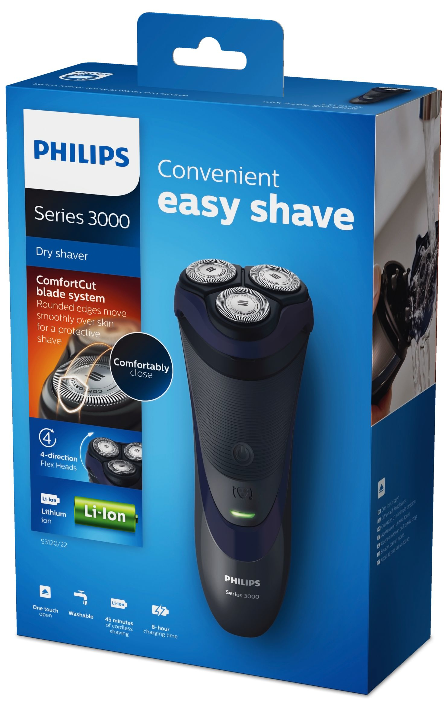 Philips SHAVER Series 3000 dry electric shaver S3120/22 – image 2