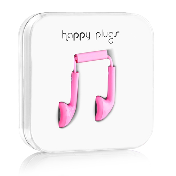 Happy Plugs Earbud Headset Wired In-ear Calls/Music Pink image 2