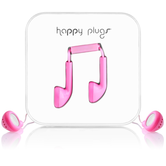 Happy Plugs Earbud Headset Wired In-ear Calls/Music Pink image 3