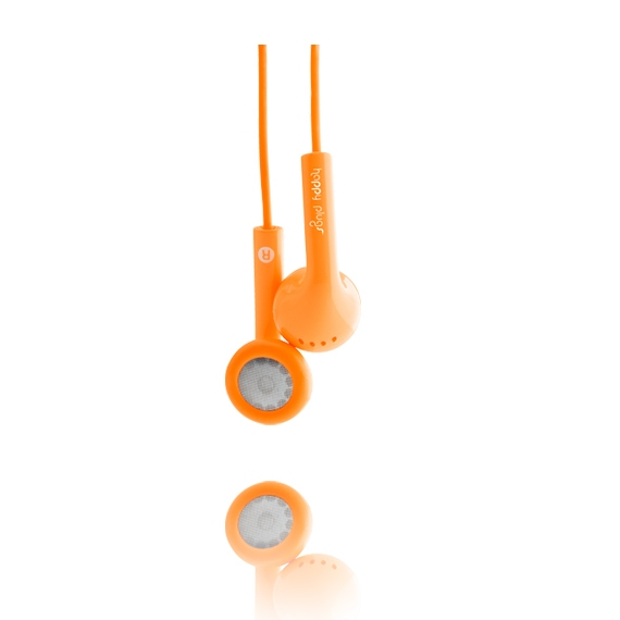 Happy Plugs Earbud Headset Wired In-ear Orange image 5