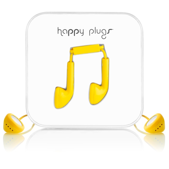 Happy Plugs Earbud Headset Wired In-ear Calls/Music Yellow image 3