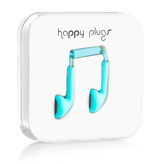 Happy Plugs Earbud Headset Wired In-ear Calls/Music Turquoise image 2