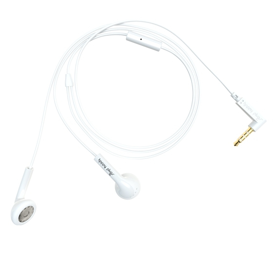 Happy Plugs Earbud Headset Wired In-ear White image 5