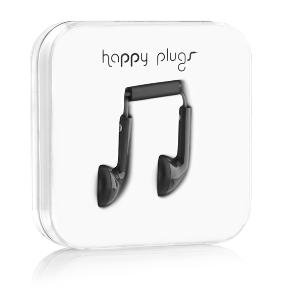Happy Plugs Earbud Headset Wired In-ear Calls/Music Black image 2