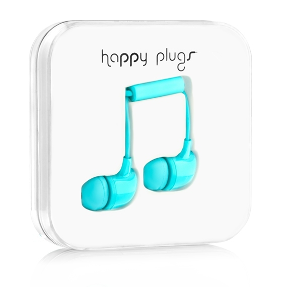 Happy Plugs In-Ear Headset Wired Calls/Music Turquoise image 2