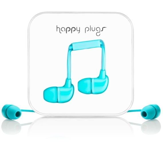 Happy Plugs In-Ear Headset Wired Calls/Music Turquoise image 3