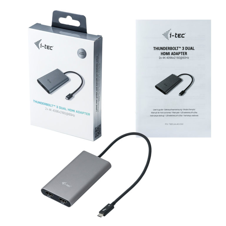 i-tec Thunderbolt 3 Dual HDMI Video Adapter – image 4