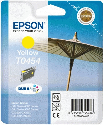 Epson Singlepack Yellow T0454 DURABrite – image 2