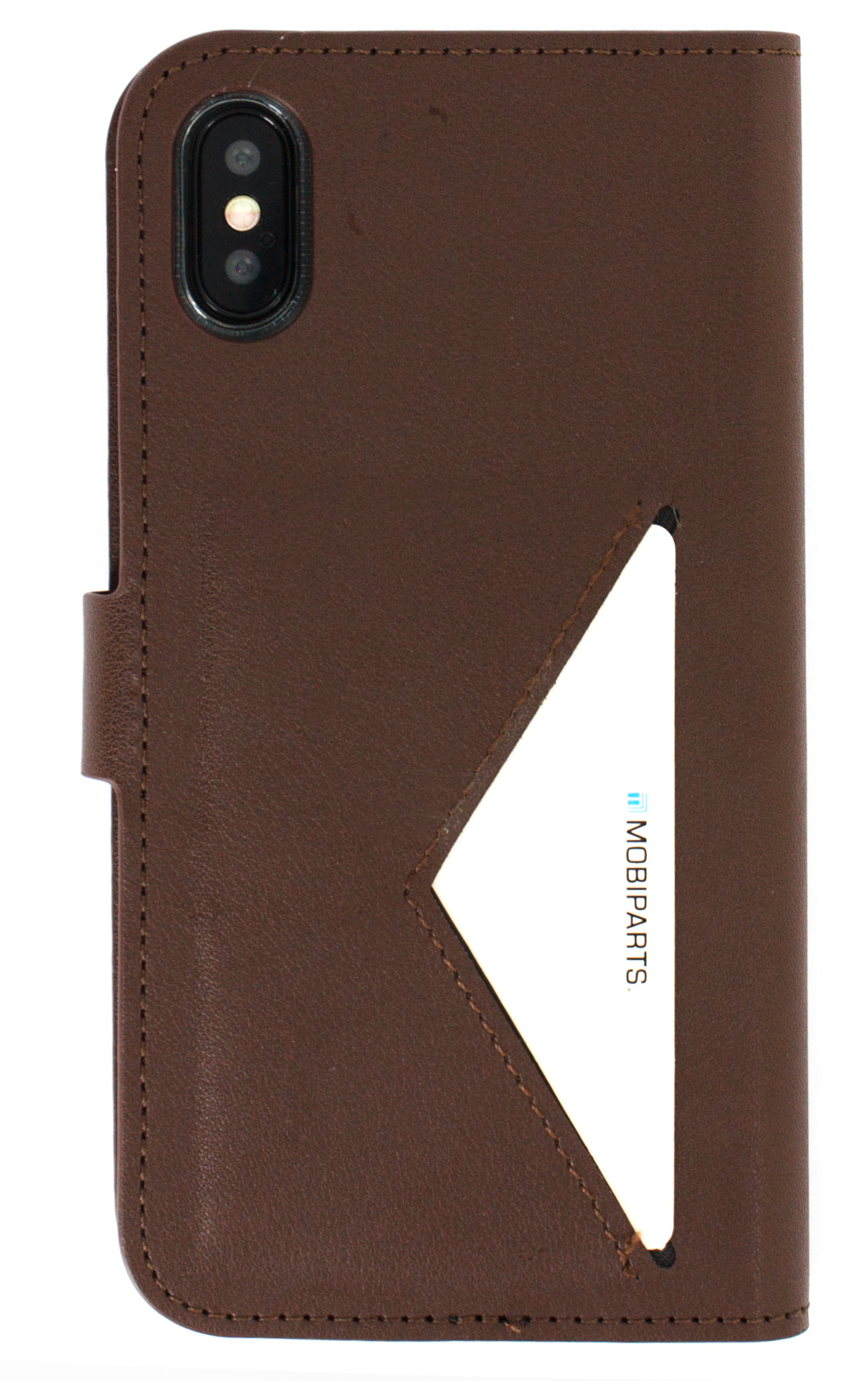 Mobiparts Classic Wallet Case Apple iPhone X, iPhone XS Brown – image 3
