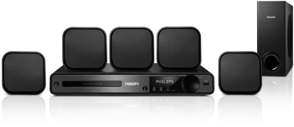 Philips HTS3020 DVD home theater system – image 1