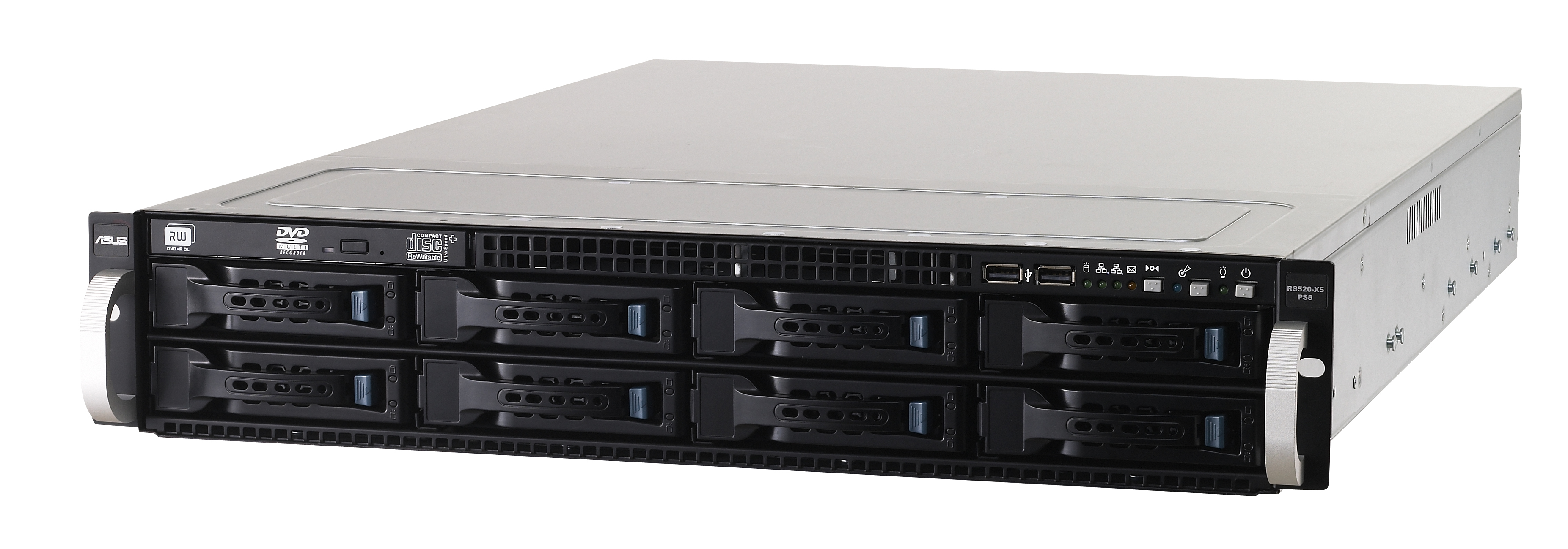 ASUS RS520-E6/ERS8 Intel® 5520 Socket B (LGA 1366) Rack (2U) Black, Silver