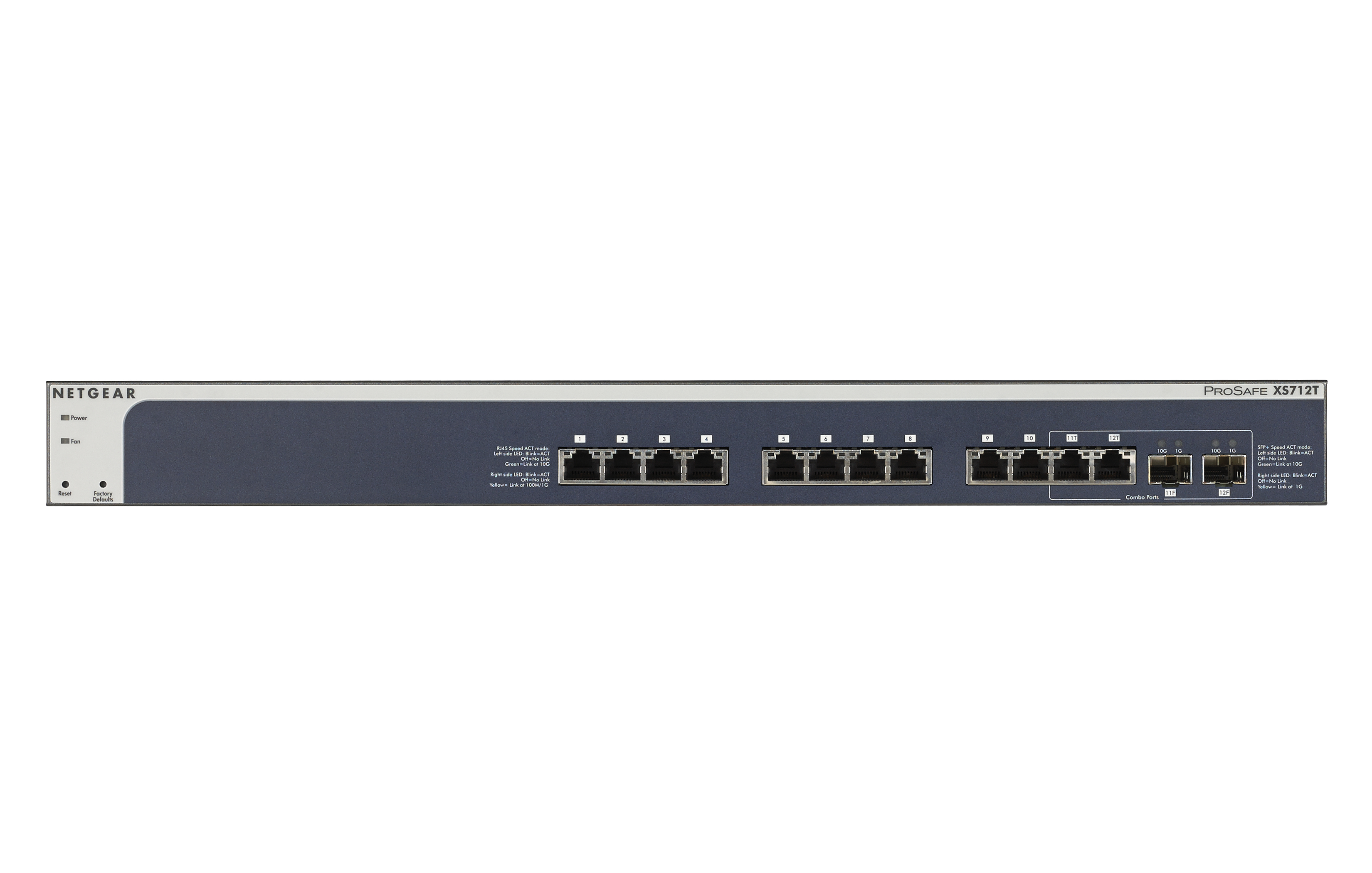 NETGEAR 12-Port 10G Ethernet Smart Switch (XS712T)