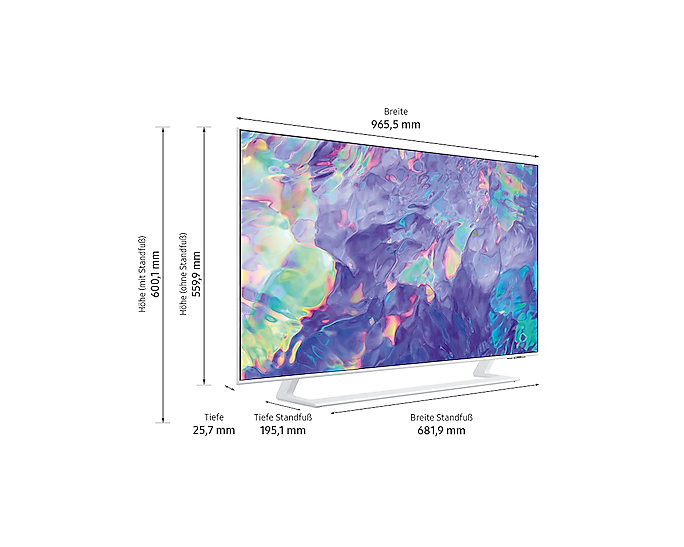 Samsung GU43CU8589U 109.2 cm (43") 4K Ultra HD Smart TV Wi-Fi White – image 3