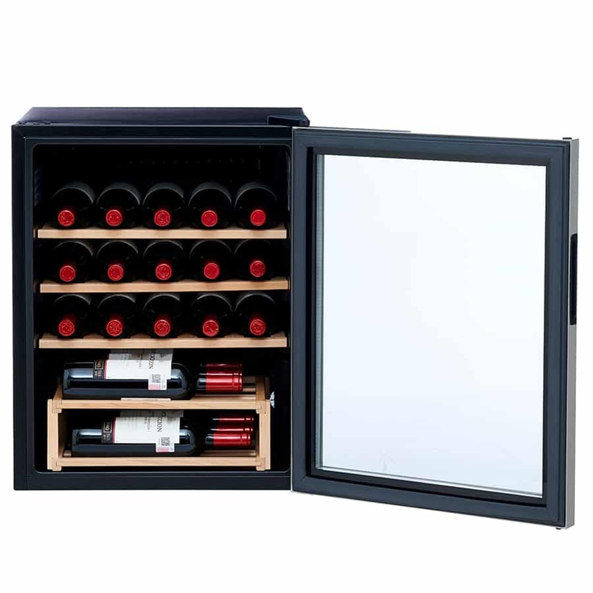 Whirlpool WW2110S wine cooler Thermoelectric wine cooler Freestanding Grey 21 bottle(s) – image 3
