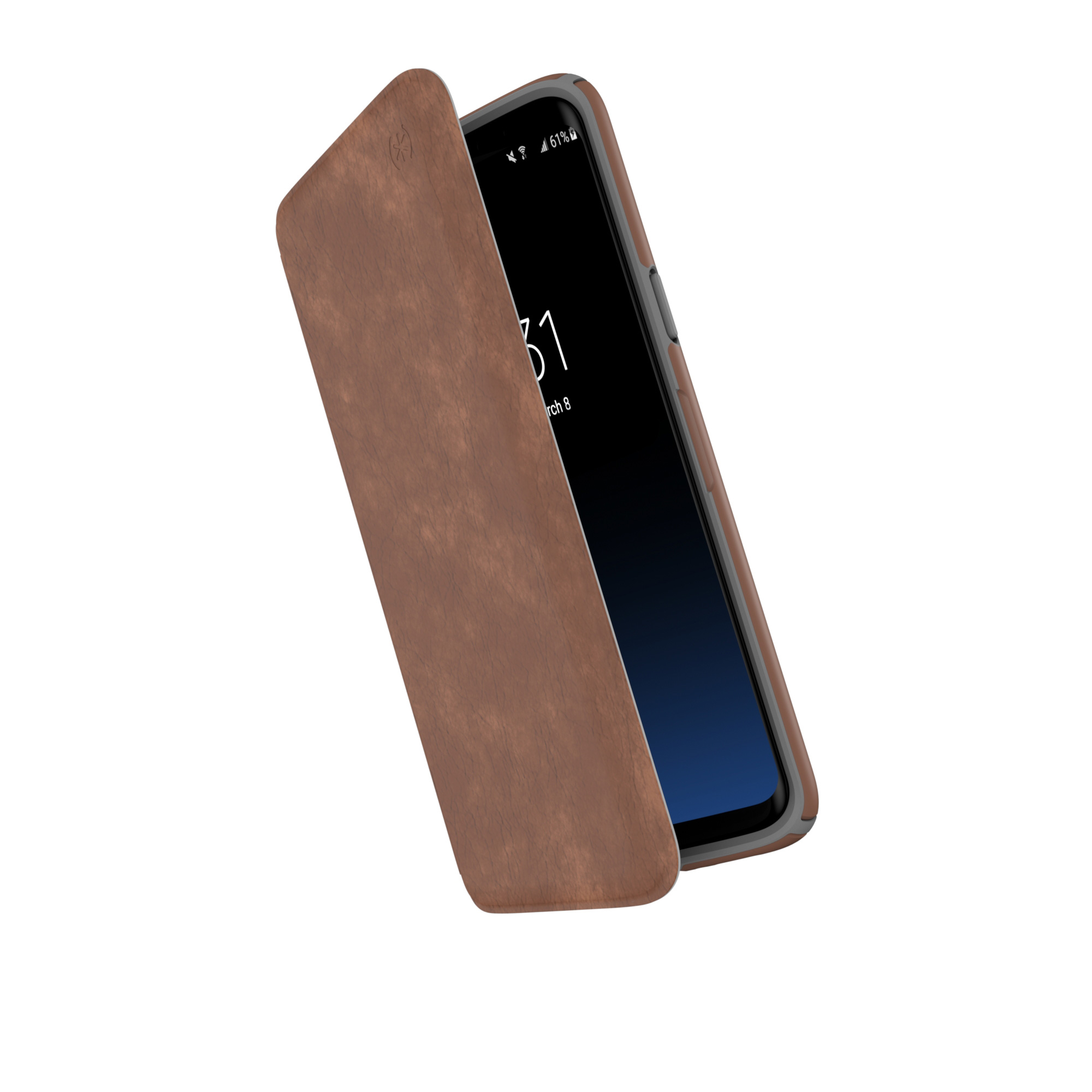 Speck Presidio Leather Folio Samsung Galaxy S9 Saddle Brown – image 9