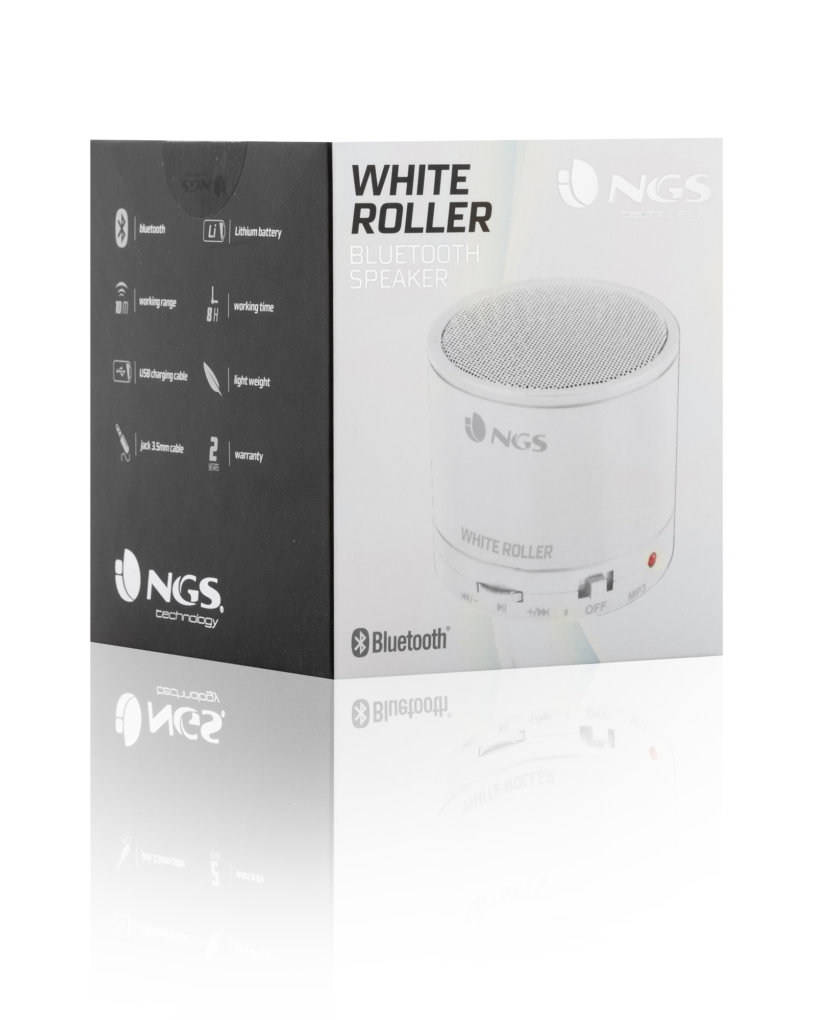 NGS White Roller Mono portable speaker image 12