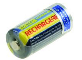 2-Power CR123A kaamera/videokaamera aku Liitiumioon (Li-Ion) 5000 mAh