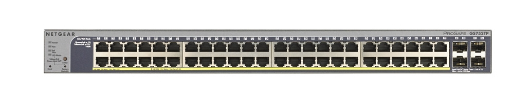 NETGEAR GS752TP Managed L3 Gigabit Ethernet (10/100/1000) Power over Ethernet (PoE) Grey
