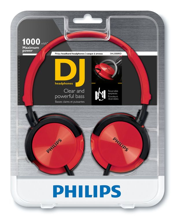 Philips Headband headphones SHL3000RD/00 – image 2
