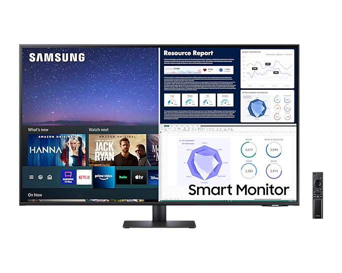 Samsung LS43AM700UUXEN computer monitor – image 1