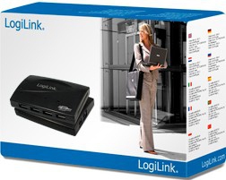 LogiLink UA0091 interface hub 5000 Mbit/s Black – image 2