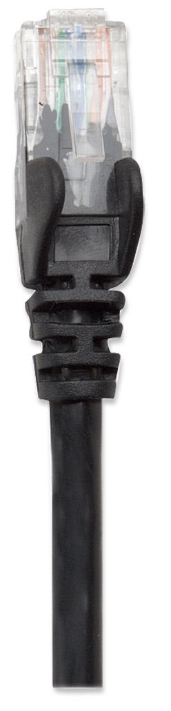 INTELLINET Patchkabel RJ45 U/UTP Cat5e 3.0m Hebelschutz schw Patchkabel RJ45