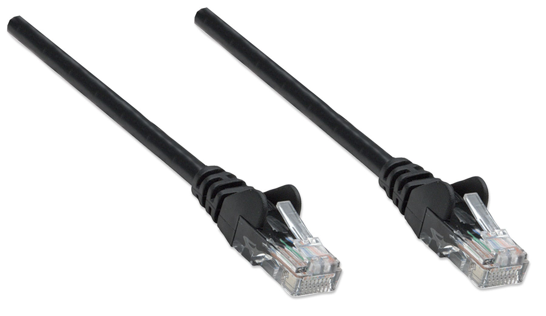 INTELLINET Patchkabel RJ45 U/UTP Cat6 15m   Hebelschutz schw Cat6 Kabel