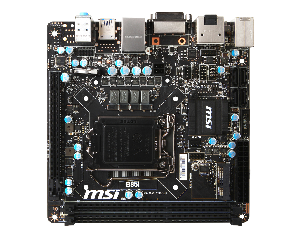 MSI B85I Intel® B85 LGA 1150 (Socket H3) mini ITX – image 2