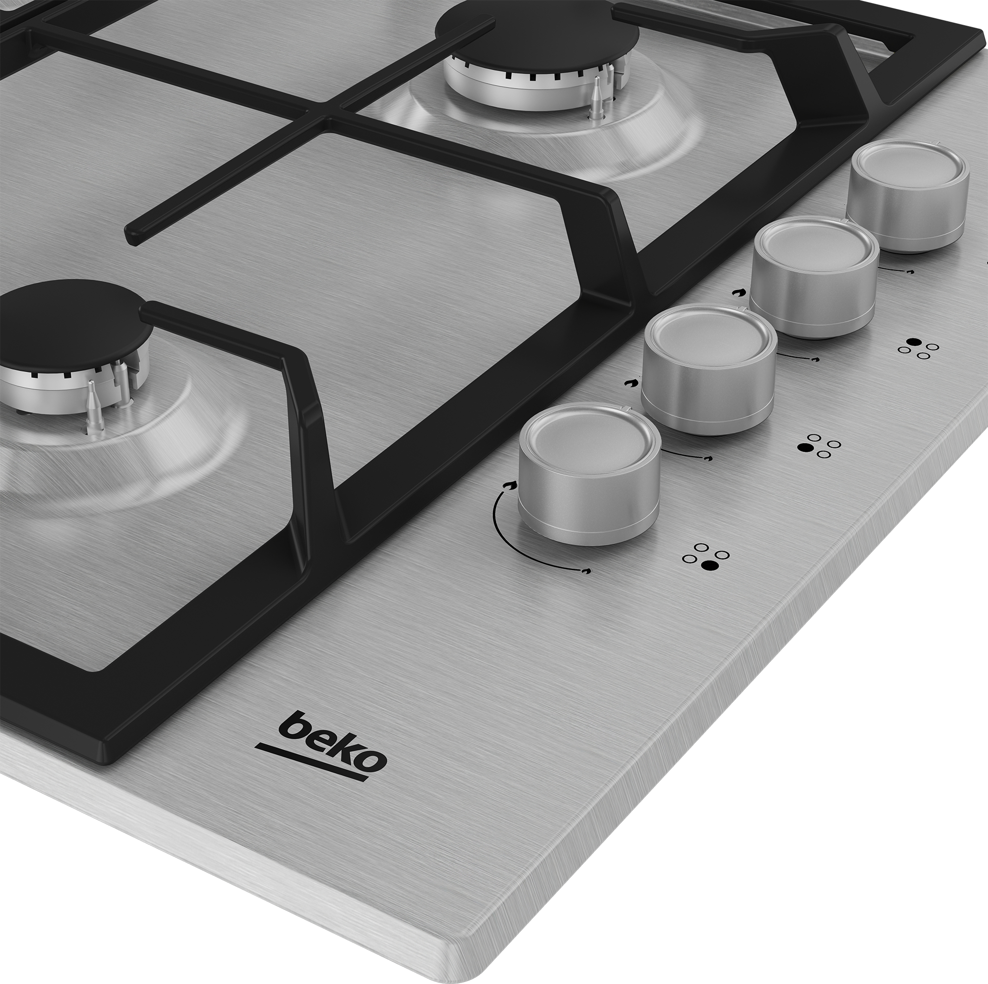 Beko HIBG64122SX hob Stainless steel Built-in – image 4
