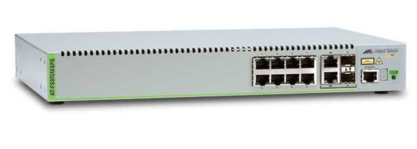 Allied Telesis AT-FS970M/8PS-50 network switch Managed Fast Ethernet (10/100) Power over Ethernet (PoE) Grey