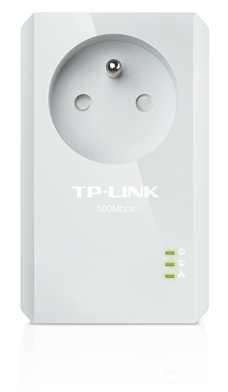 TP-LINK AV500+ Powerlinewith AC Pass Through 500Mbps Powerline Speed...