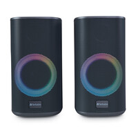 Bocinas VERBATIM RGB de Escritorio C/Bluetooth - Negro 70748 - 70748