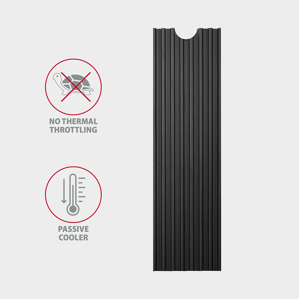 Axagon CLR-M2L3 Passive aluminum heatsink for all M.2 SSDs, size 2280, high – image 4