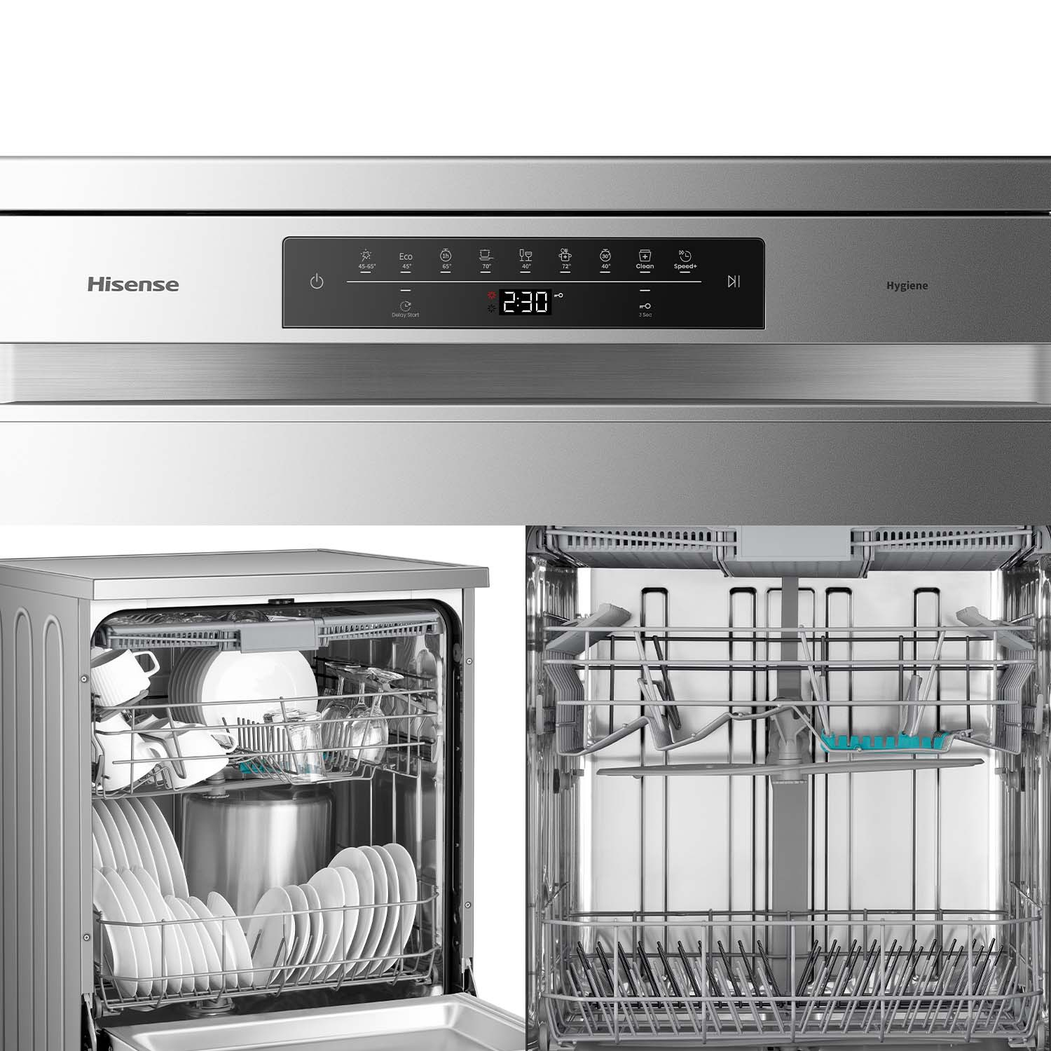 Hisense HSBE15FS dishwasher Freestanding 15 place settings – image 3
