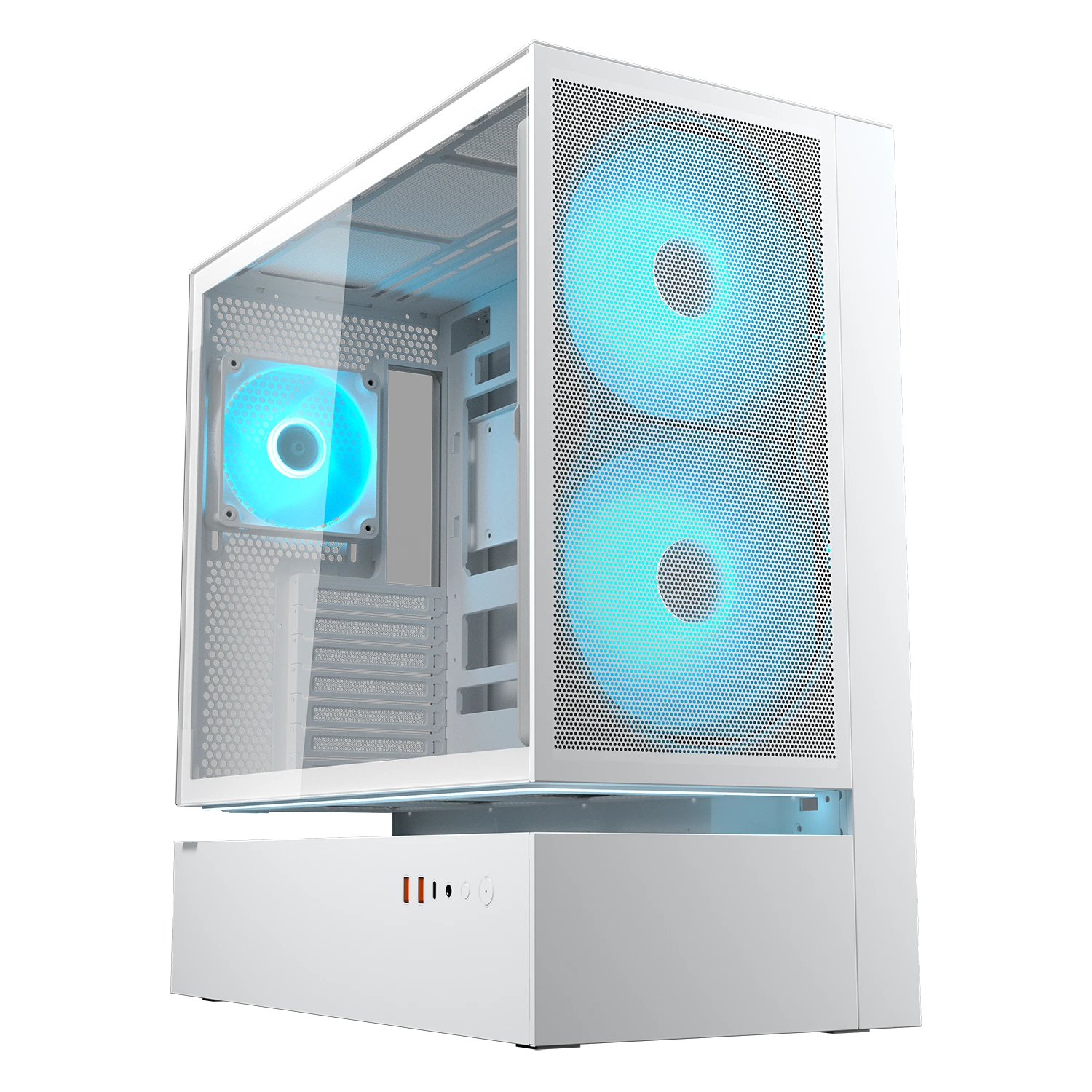 COUGAR Midi Tower Case, CFV235, ARGB, Mesh, White