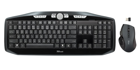 Trust 17105 keyboard Mouse included Home RF Wireless QWERTY Black – image 3