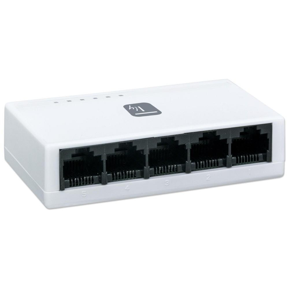 Techly Switch Hub 5 Ports 10/100 Mbps Fast Ethernet I-SWHUB-050TY – image 5