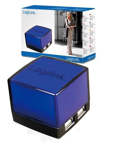 LogiLink UA0116 interface hub 480 Mbit/s Black – image 2